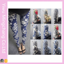 2016 Latest Design Retro Printed Long Leggings